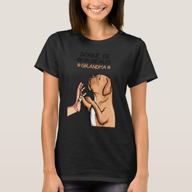 Camiseta Mujeres de las Abuelas de Perro de Burdeos (Anverso)