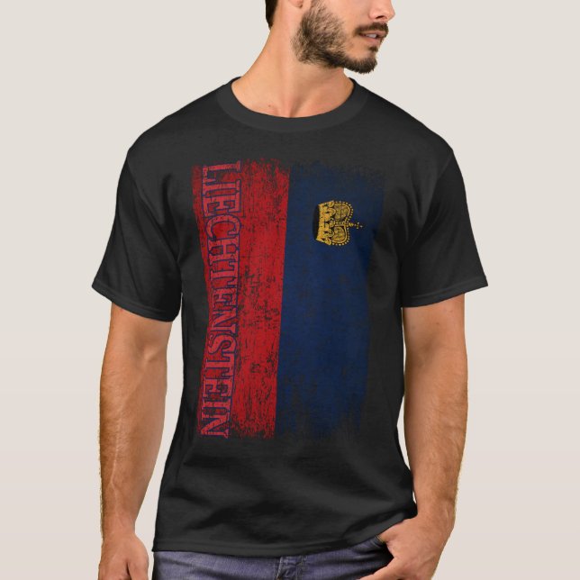 Camiseta Mujeres de Liechtenstein que entregan la bandera a (Anverso)