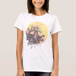 Camiseta Mujeres de Lobo de Lobo de Pluma y Tinta