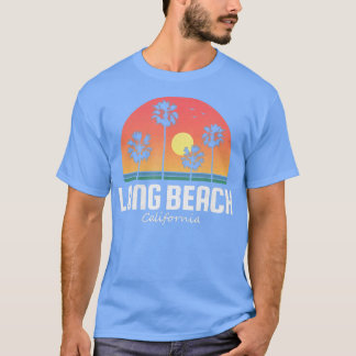 Camiseta Mujeres de Long Beach California Hombres Niños Ret