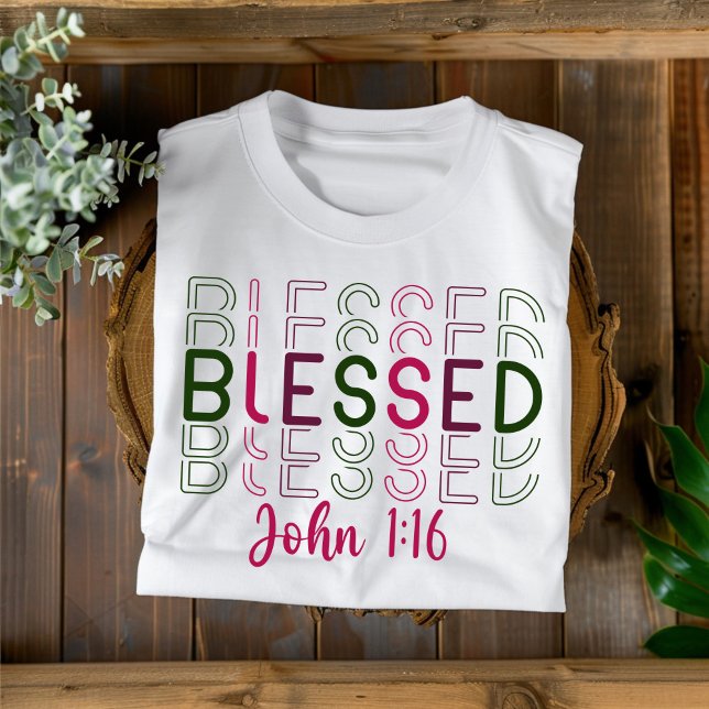 Camiseta Mujeres de Navidades cristianas benditas (Subido por el creador)
