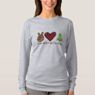 Camiseta Mujeres de Navidades de amor por la paz