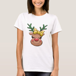 Camiseta Mujeres de Navidades de renos callejeros