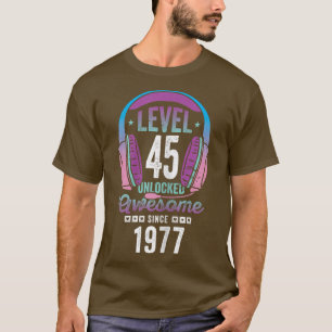 Camiseta Mujeres de nivel 45 Desbloqueadas Impresionantes 1