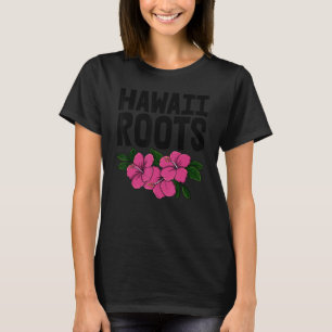 Camiseta Mujeres de origen hawaiano flaman amor por Aloha F