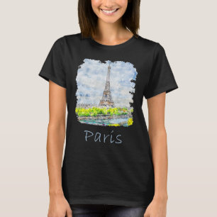 Camiseta Mujeres de París Torre Eiffel Francia