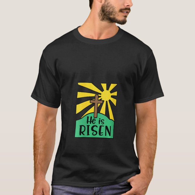 Camiseta Mujeres De Pascua Cruzan La Pascua Religiosa Se Le (Anverso)