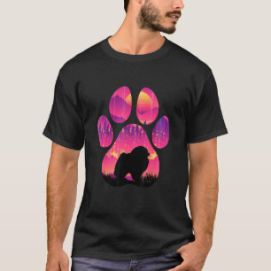 Camiseta Mujeres de perros de la tribu Shiranian Paw Mom Da