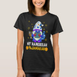 Camiseta Mujeres de pijamas de mi Hanukkah Pajamakah Chanuk<br><div class="desc">My Hanukkah Pajamakah Chanukah Pajamas Mujeres Jóvenes</div>