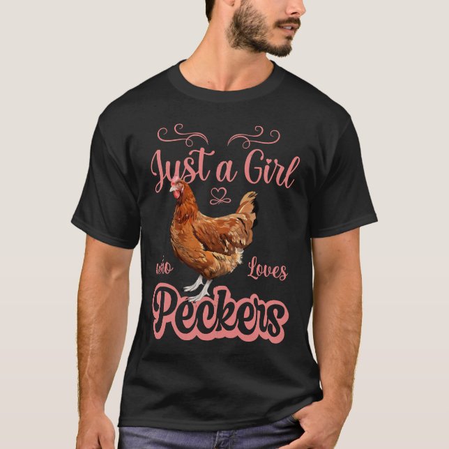 Camiseta Mujeres de pollo J (Anverso)