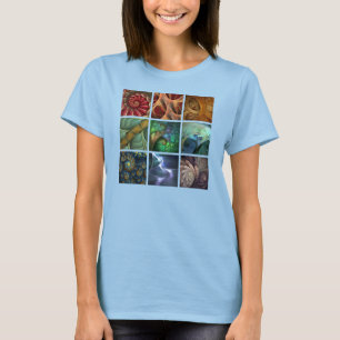 Camiseta Mujeres de Polyptych del fractal de "Orgaenica"