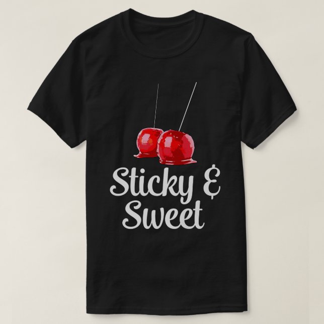 Camiseta Mujeres de postre de maná dulce y pegajosa y dulce (Diseño del anverso)