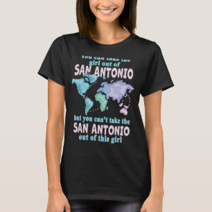 Camiseta Mujeres de San Antonio - Chica de San Antonio Tex