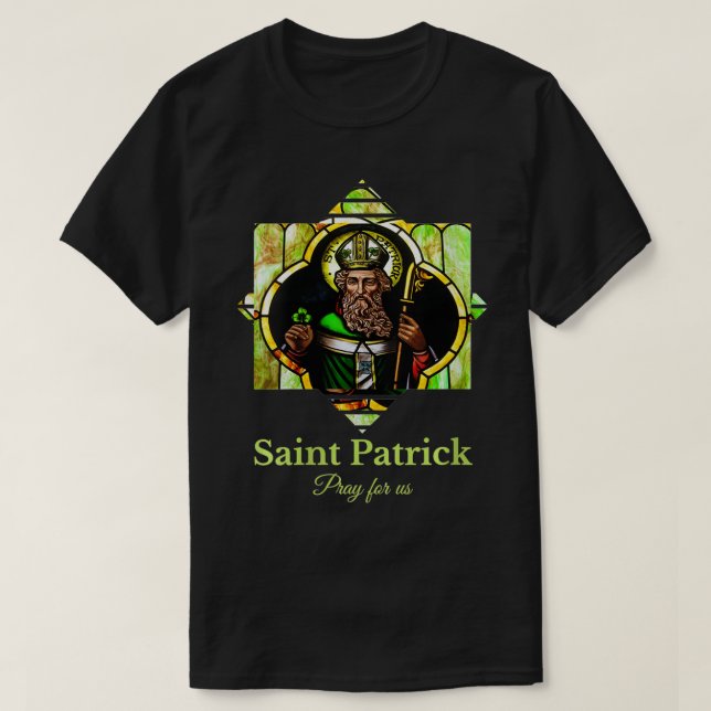 Camiseta Mujeres De San Patricio Rezan Por Los Hombres De I (Diseño del anverso)