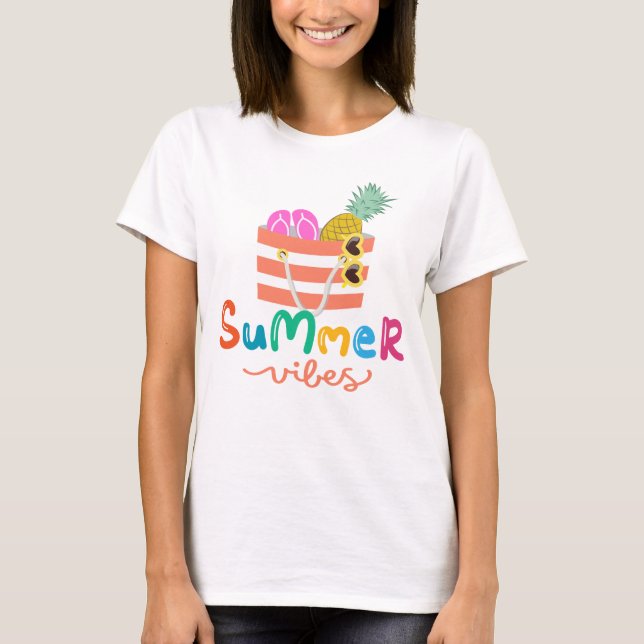 Camiseta Mujeres de Summer Vibes (Anverso)