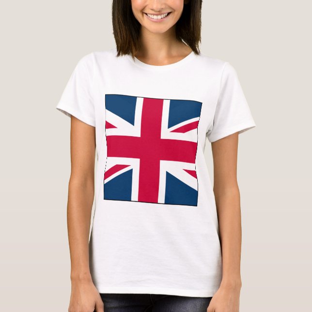Camiseta Mujeres de Union Jack Large Square (Anverso)