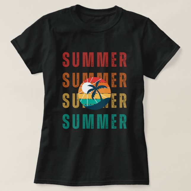 Camiseta Mujeres de verano (Diseño del anverso)