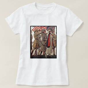 Camiseta Mujeres de WWI que cuidan a reclutadores
