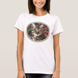 Camiseta Mujeres del gatito de Bengala superiores