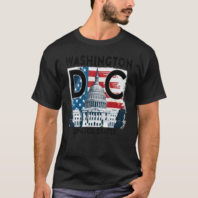 Camiseta Mujeres del Washington DC Capitol Hill USA Souveni (Anverso)