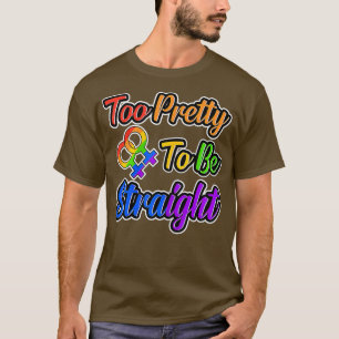 Camiseta Mujeres demasiado bonitos para ser heterosexuales