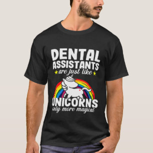 Camiseta Mujeres dentistas higiénicas con asistente dental 