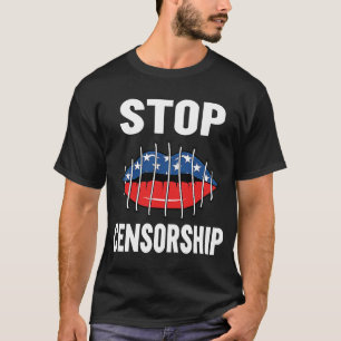 Camiseta Mujeres detienen la censura Libertad de expresión