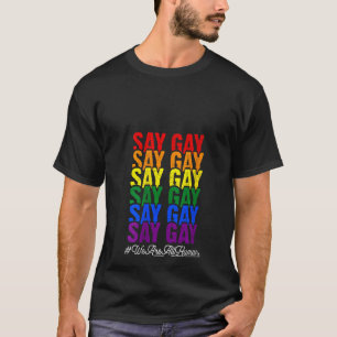 Camiseta Mujeres dicen LGBT gay Todos somos seres humanos L