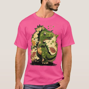 Camiseta Mujeres Dinosaurios Hombres Mujeres Niños VNeck 45