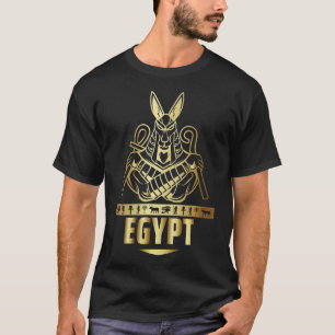 Camiseta Mujeres Dios Anubis Amo el Antiguo Egipto Ankh Hie