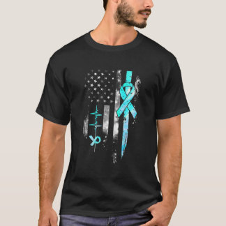 Camiseta Mujeres Disautonomia Guerrero Bandera Americana Ci