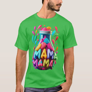 Camiseta Mujeres divertidas de diseño blanco Mamá