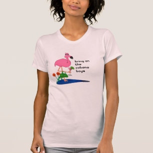 Camiseta Mujeres divertidas del flamenco superiores