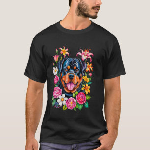 Camiseta mujeres divertidas lindas dueñas de rottweiler rot