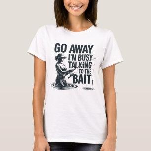 Camiseta Mujeres Divertidas Pescando Angler Mujer Antisocia