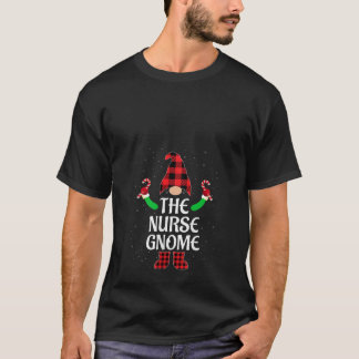 Camiseta Mujeres Divertido El Gnome Enfermera Ropa De Navid