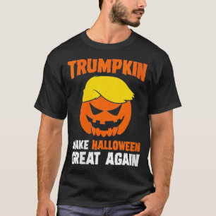 Camiseta Mujeres Donald Trump Trumpkin Calabaza Halloween C