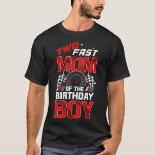 Camiseta Mujeres Dos Decoraciones De Cumpleaños Rápido Mamá
