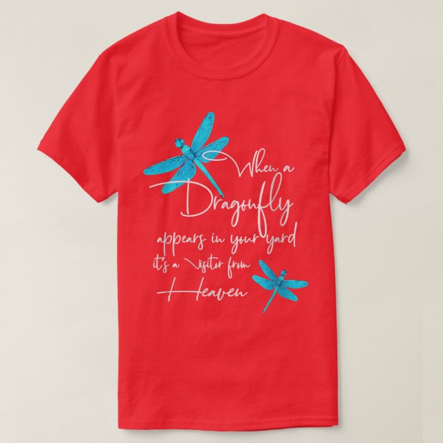 Camiseta Mujeres Dragonfly espiritual fe dragonflies amante (Diseño del anverso)