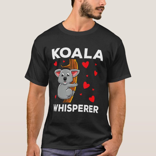 Camiseta Mujeres educadas hombres niños Koala Bear Zookeepe (Anverso)