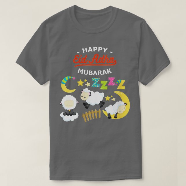 Camiseta Mujeres Eid Al Adha Eid Mubarak Feliz Día de Eid M (Diseño del anverso)