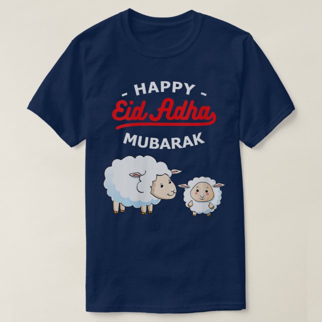 Camiseta Mujeres Eid Al Adha Eid Mubarak Feliz Día de Eid M (Diseño del anverso)