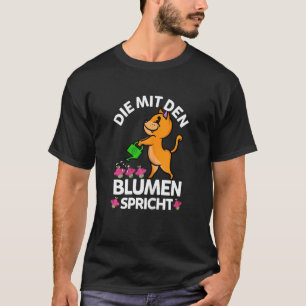 Camiseta Mujeres El Florista Gato Gardener Habla Con La Fl