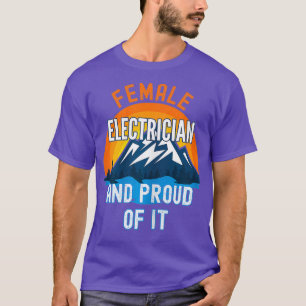 Camiseta Mujeres Electricistas Y Orgullosas De
