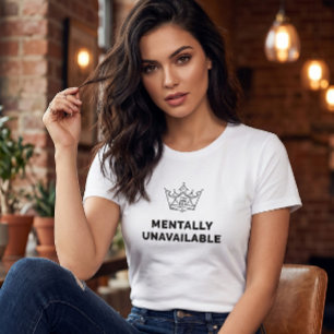 Camiseta Mujeres Emocionalmente No Disponibles Bla