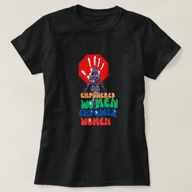 Camiseta mujeres empoderadas (Diseño del anverso)