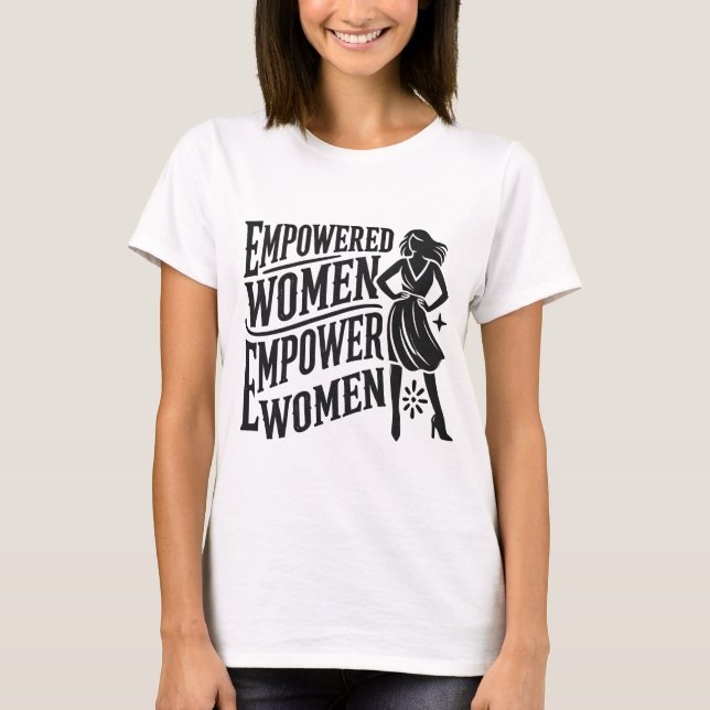 Camiseta Mujeres empoderadas empoderan a las mujeres - Desi (Anverso)