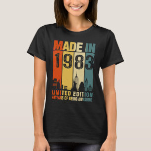 Camiseta Mujeres En 1983 40 Años De Ser