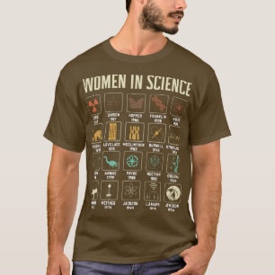 Camiseta Mujeres En Ciencia Diseño Biología Química S