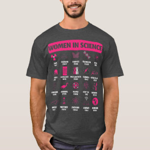 Camiseta Mujeres En Ciencia Diseño Biología Química S